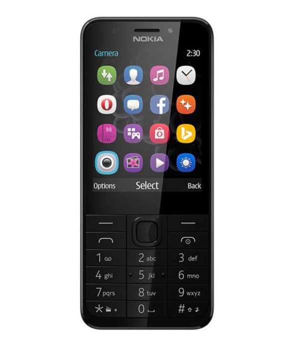 Nokia 230 2,8"/16MB RAM/2Mpx/černá Dual sim