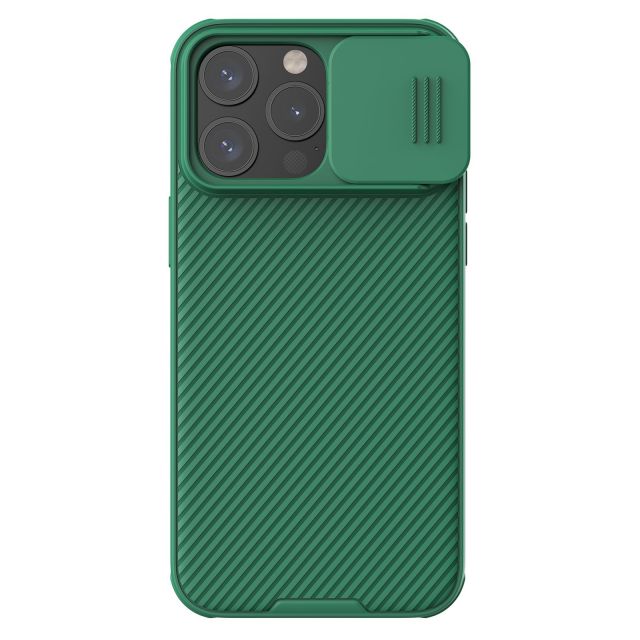 Nillkin CamShield PRO Magnetic Zadní Kryt pro Apple iPhone 15 Pro Max Deep Green