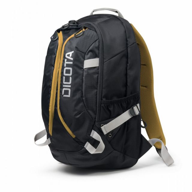 DICOTA Batoh pro notebook Backpack Active/ 14-15,6"/ černo-žlutý