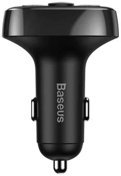 Baseus CCMT000001 S-09A 2x USB Nabíječka Do Auta a FM Transmitter Black