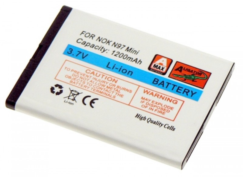 Baterie, Nokia N97 Mini/E5/N8 Li-ION 1200 mAh, nahrazuje BL-4D