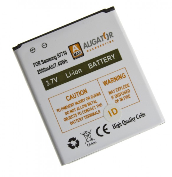 Baterie, Samsung S7710 Galaxy XCover 2 Li-Ion 2000 mAh, kompatibilní, nahrazuje EB485159LU