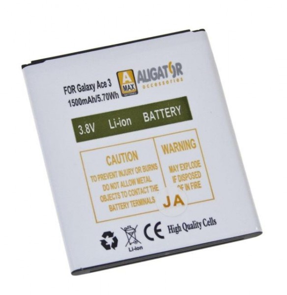 Baterie, Samsung S7275 Galaxy Ace 3 Li-Ion 1500 mAh, kompatibilní, nahrazuje EB-B105BE