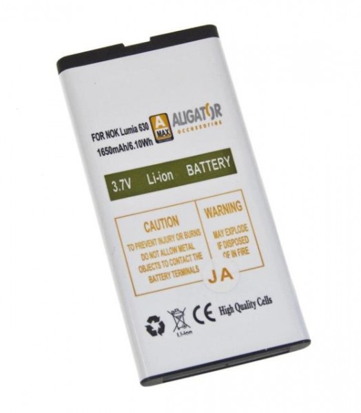 Baterie, Nokia Lumia 630/630 Dual SIM/635, Li-ION 1650 mAh, kompatibilní, nahrazuje BL-5H