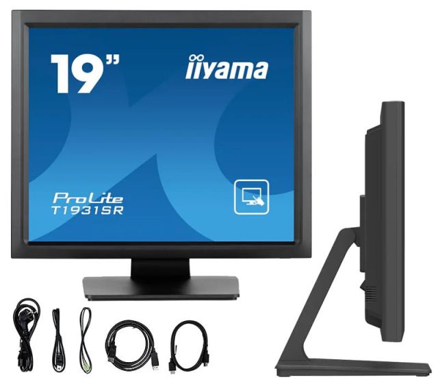 Dotykový monitor iiyama ProLite T1931SR-B1S 19" IPS LED /VGA, HDMI, DisplayPort/ Reproduktory, IP54, rezistivní