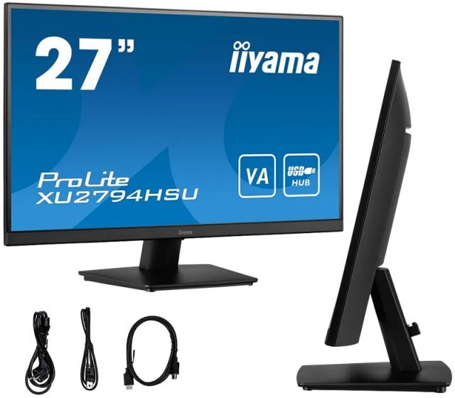 Monitor iiyama ProLite XU2794HSU-B1 27", VA LED, 4ms, 75Hz, HDMI, DP
