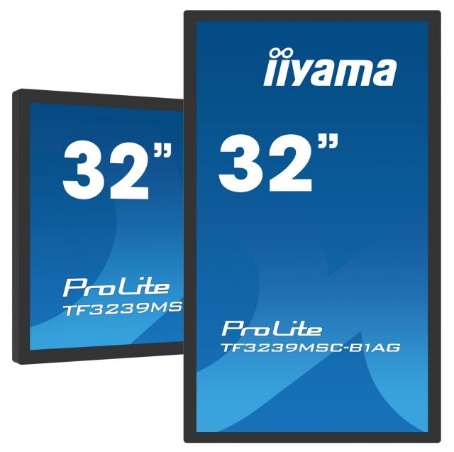 Dotykový monitor IIYAMA ProLite TF3239MSC-B1AG 32" AMVA, 24/7, AntiGlare, 12xPCAP, OpenFrame