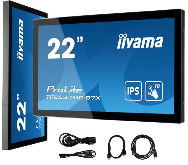 Dotykový monitor k montáži IIYAMA ProLite TF2234MC-B7X 22" IPS IP65 openframe