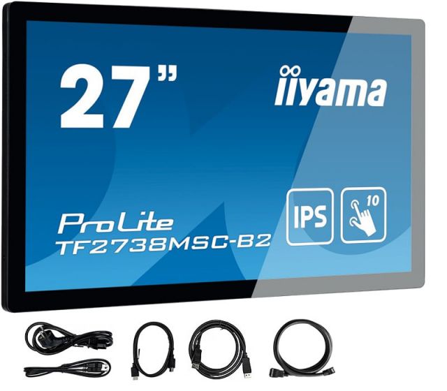 Dotyková monitor k montáži IIYAMA ProLite TF2738MSC-B2 27" IPS LED IPX1 OpenFrame