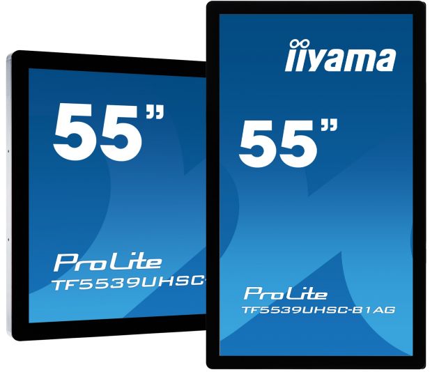 Interaktivní velkoformátový displej iiyama ProLite TF5539UHSC-B1AG 55" 4K Open Frame PCAP, IPS, 24/7