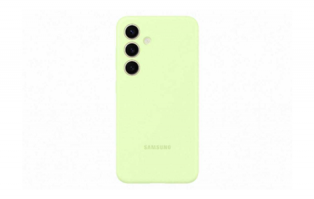 Silikonový zadní kryt pro Samsung Galaxy S24 EF-PS921TGEGWW světle zelený