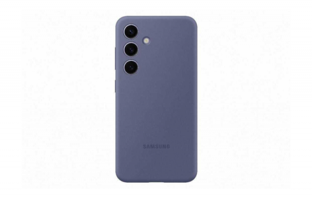 Silikonový zadní kryt pro Samsung Galaxy S24 EF-PS921TVEGWW fialový