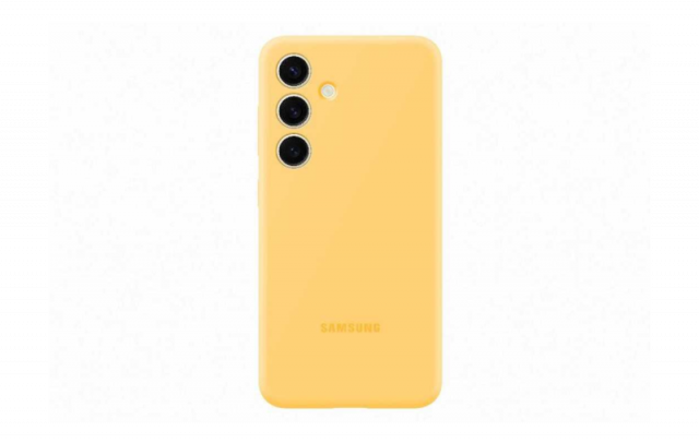 Silikonový zadní kryt pro Samsung Galaxy S24 EF-PS921TYEGWW žlutý