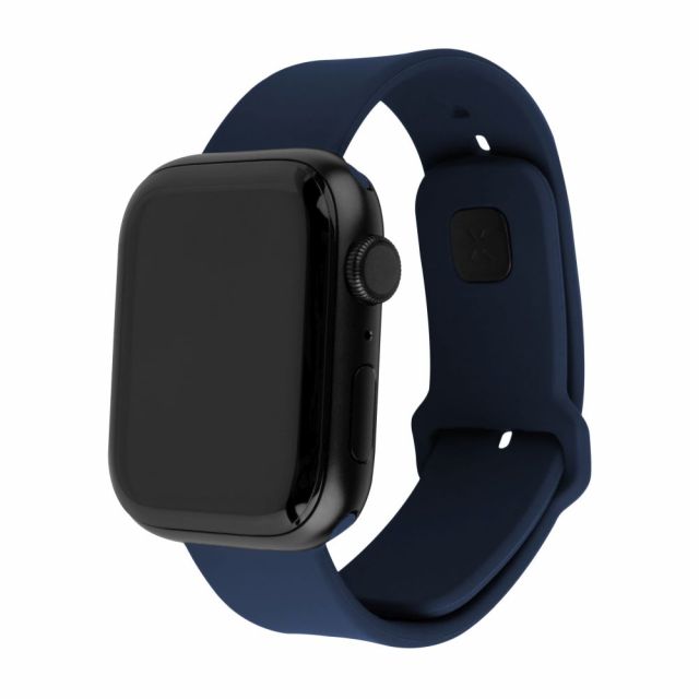 Set silikonových řemínků FIXED Silicone Sporty Strap pro Apple Watch Ultra 49mm, modrý