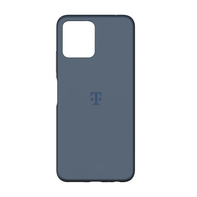 TPU pouzdro soft touch s certifikací GRS pro T Phone modré s tvrzeným sklem 2,5D