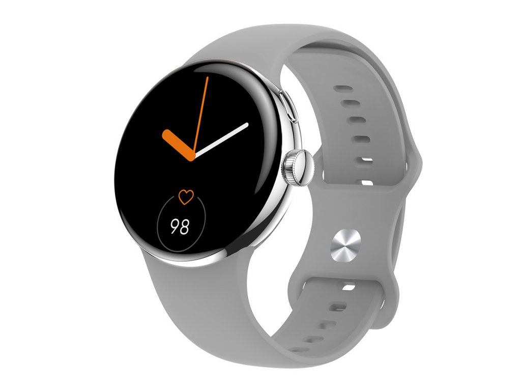 Chytré hodinky CARNEO Matrixx HR+ stříbrné