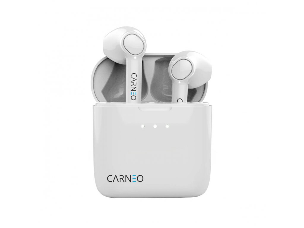 CARNEO Bluetooth Sluchátka do uší S8 bílé