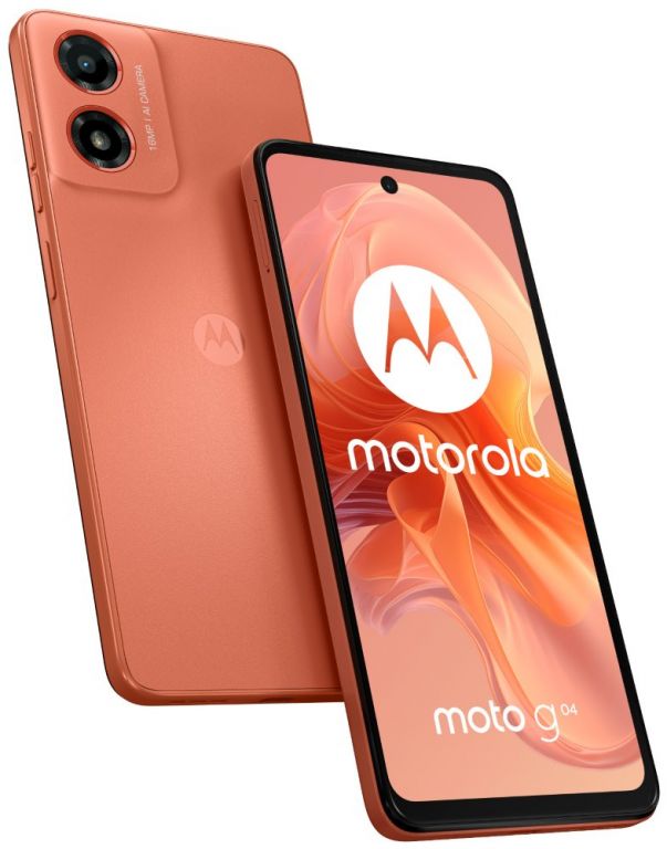 Motorola Moto G04 - Sunrise Orange 6,56" / dual SIM/ 4GB/ 64GB/ LTE/ Android 14