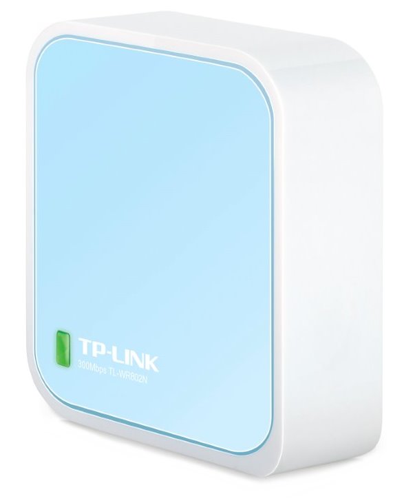 TP-Link TL-WR802N AP/Router/Extender/Client, 1x WAN, 1x micro USB, 802.11b/g/n