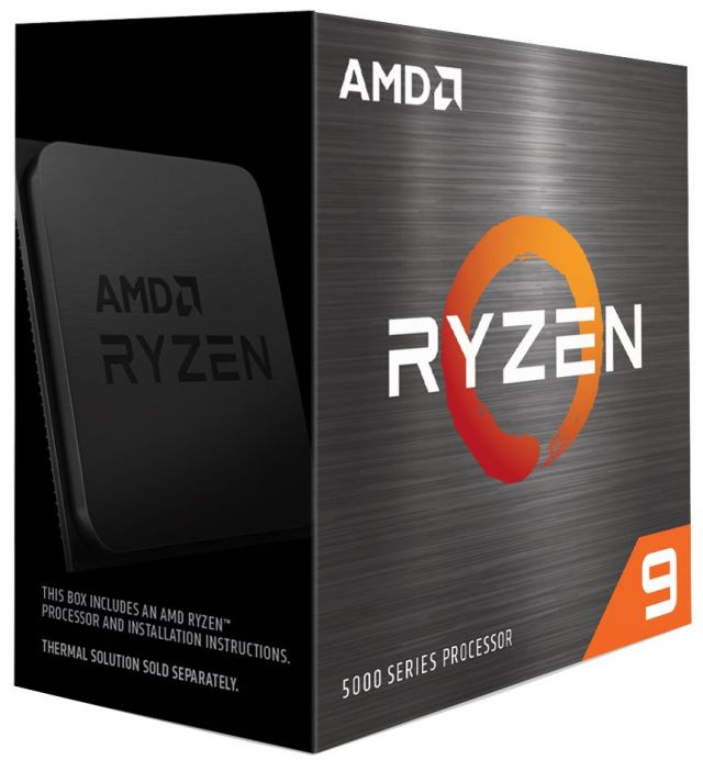 AMD Ryzen 9 5900X / Ryzen / LGA AM4 / max. 4,8GHz / 12C/24T / 64MB / 105W TPD / BOX bez chladiče