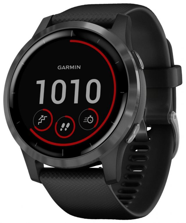 GARMIN chytré sportovní GPS hodinky vívoactive4 Gray/Black Band