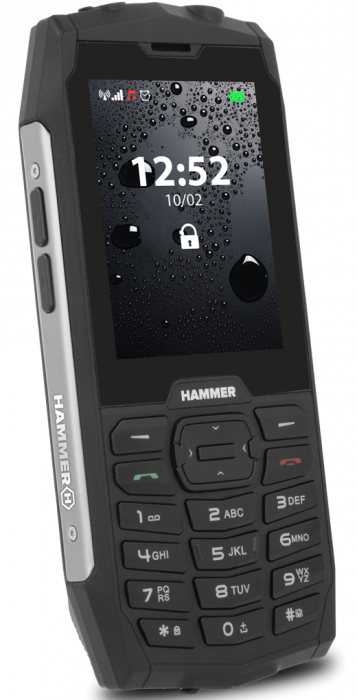Telefon myPhone Hammer 4 stříbrný