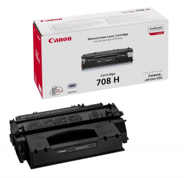 Canon toner CRG-708H/ LBP-3300/ 6 000 stran/ Černý