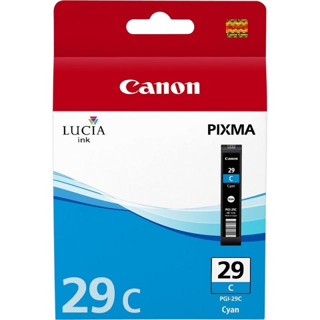 Canon inkoustová náplň PGI-29C/ Modrá