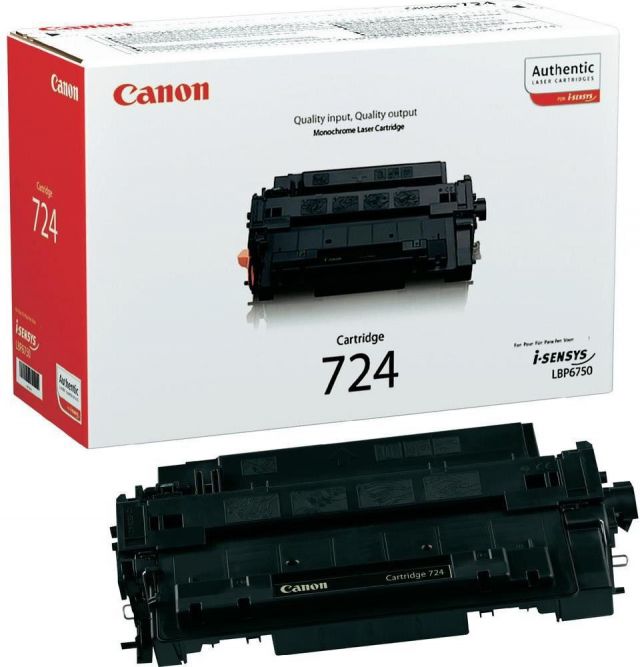 Canon toner CRG-724/ LBP-6750/ 6 000 stran/ Černý