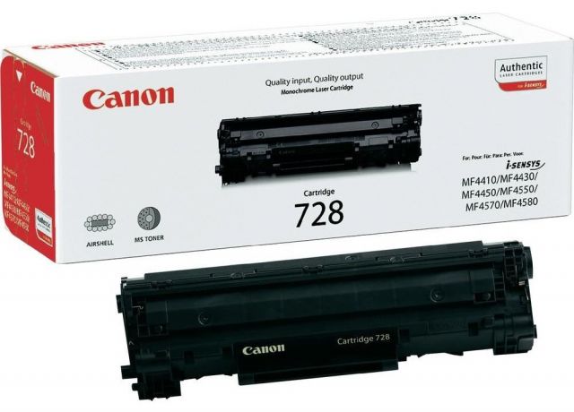 Canon toner CRG-728/ MF44x0/ MF45x0d/ 2100 stran/ Černý