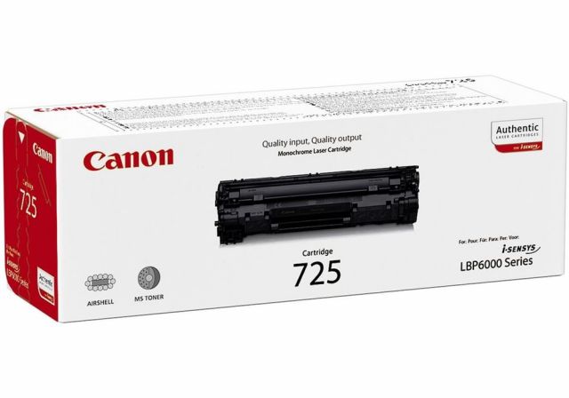 Canon toner CRG-725/ LBP-6100/ 6000/ 1600 stran/ Černý