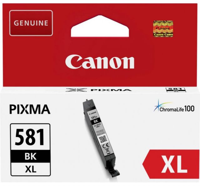 Canon originální inkoustová náplň CLI-581BK XL/ černá/ 8,3ml/ pro Canon PIXMA TR7550,TR8550,TS6150,TS6151,TS8150,TS8151