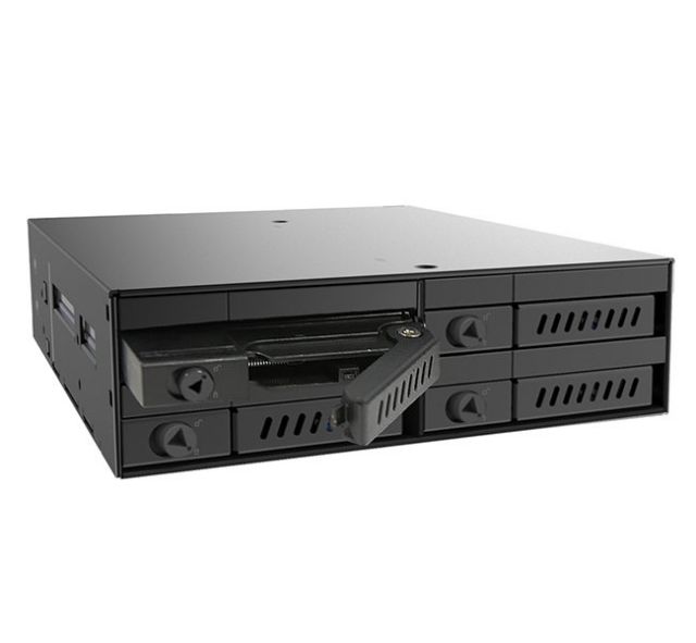 CHIEFTEC backplane do 5,25" na 4x 2,5" SATA HDDs/SDDs (7-9,5mm)