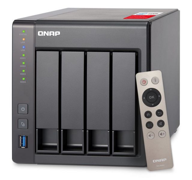 QNAP TS-451+-2G 2.42GHz, 2GB RAM, 1x HDMI, 2x LAN, 4x SATA