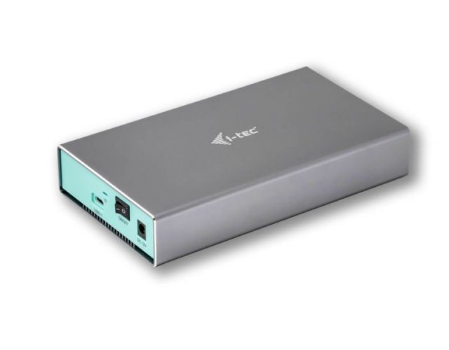 i-tec externí box pro HDD MySafe/ 3,5" SATA/ USB 3.1 Type C Gen 2/ přenos dat až 10 Gbps/ kovový