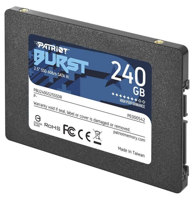 PATRIOT BURST 240GB SSD / Interní / 2,5" / SATA 6Gb/s /