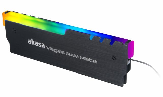 AKASA chladič pamětí typu DDR / DIMM / AK-MX248 / adresovatelné RGB LED / pasivní