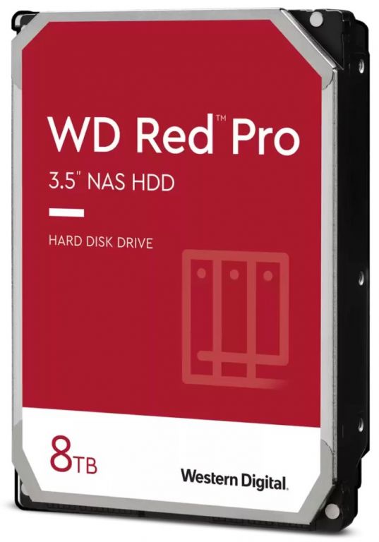 WD RED Pro 8TB / WD8003FFBX / SATA 6Gb/s / Interní 3,5"/ 7200 rpm / 256MB