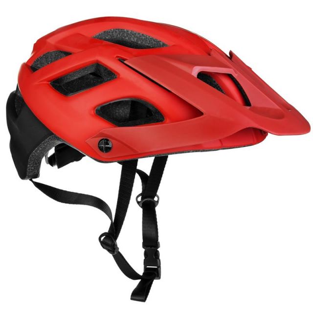 Cyklistická přilba pro dospělé a juniory Spokey SINGLETRAIL IN-MOLD, 58-61 cm, červená