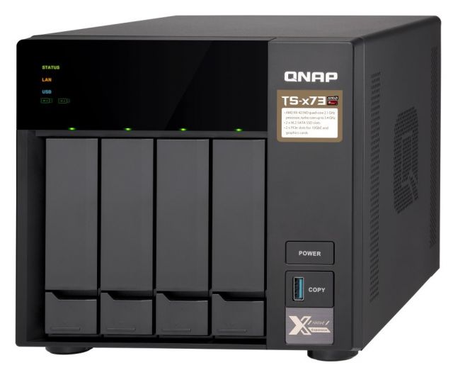 QNAP TS-473-8G 2,1Ghz/ 8GB RAM/ 4xSATA/ 2xPCIe