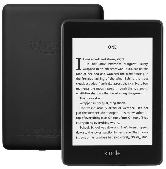 AMAZON e-book reader Kindle PAPERWHITE 4 2018/ 6" E-ink displej/ 8GB/ IPX8/ Wi-Fi/ SPONZOROVANÁ VERZE/ černá