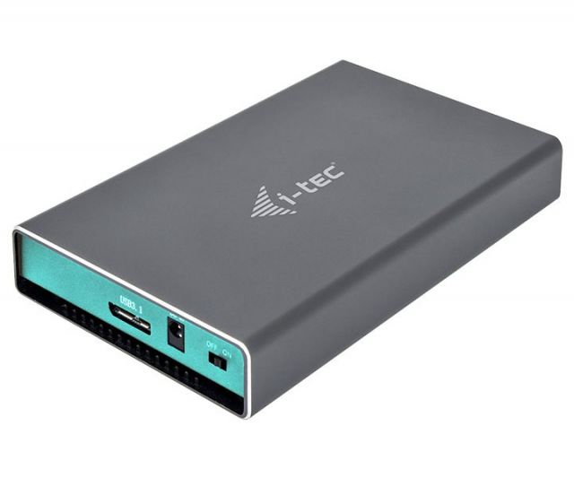 i-tec externí box pro HDD MYSAFE/ 2,5" SATA/ SSD/ USB 3.0/ šedý