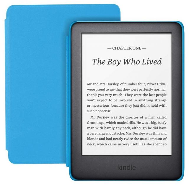 AMAZON e-book reader Kindle Kids Edition 2019/ 6" E-ink displej/ 8GB/ Wi-Fi/ modrá