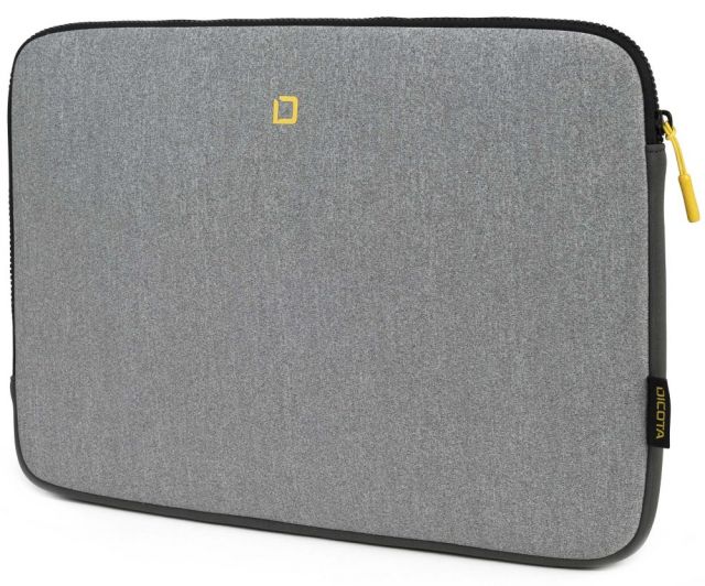 DICOTA pouzdro pro notebook Skin FLOW / 15-15,6"/ šedé/žluté