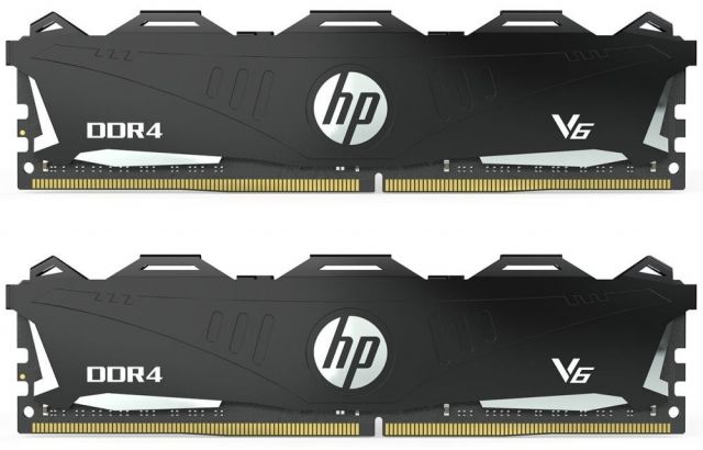HP Gaming V6 32GB DDR4 3200 MHz / DIMM / CL16 / 1,35V / Heat Shield / Černá / KIT 2x 16GB