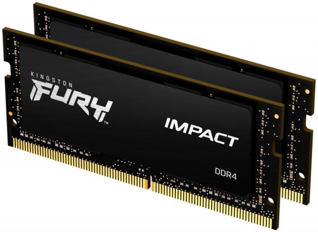 KINGSTON FURY Impact 32GB DDR4 2666MHz / CL15 / SO-DIMM / KIT 2x 16GB