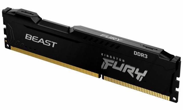 KINGSTON FURY Beast Black 4GB DDR3 1600MHz / CL10 / DIMM
