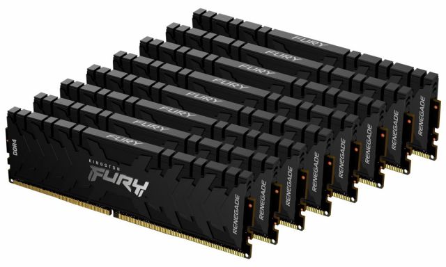 KINGSTON FURY Renegade Black 128GB DDR4 3000MHz / CL15 / DIMM KIT 8x 16GB