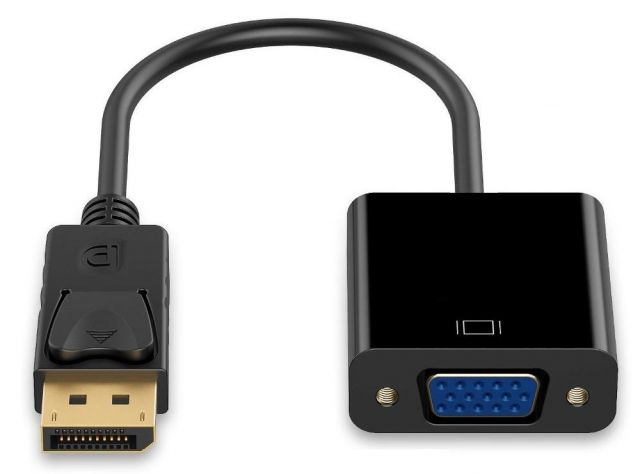 XtendLan Adaptér DisplayPort (M) na VGA (F), 15cm, do 1080p