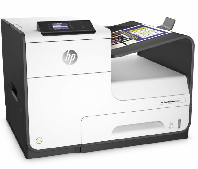 HP PageWide Pro 452dw tiskárna/ A4/ 40ppm/ PCL6+PS/ Duplex/ USB/ Wifi/ LCD
